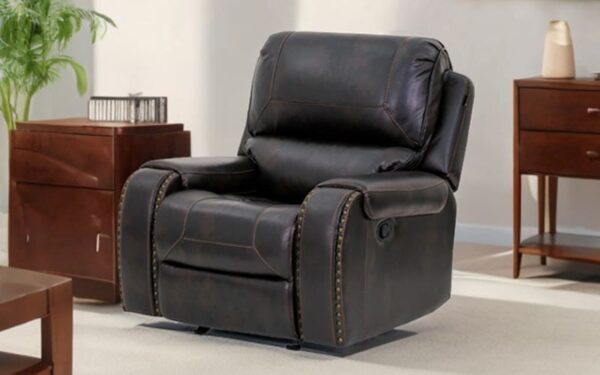 Raphael Leatherette recliner one seater