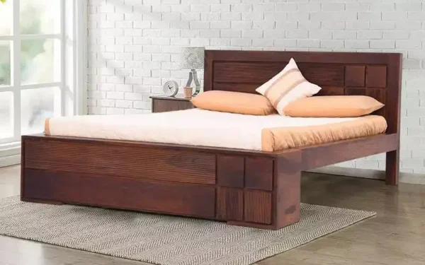 Sheesham wood bed [with storage]